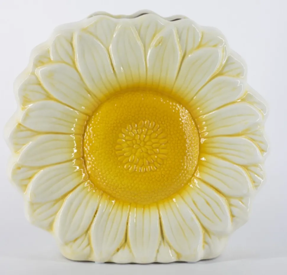 Aardewerk Vaas Daisy Ovaal Keramiek | Chique-Living