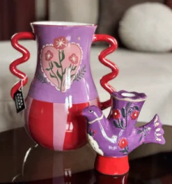 Aardewerk Vaas Floral Keramiek | Chique-Living