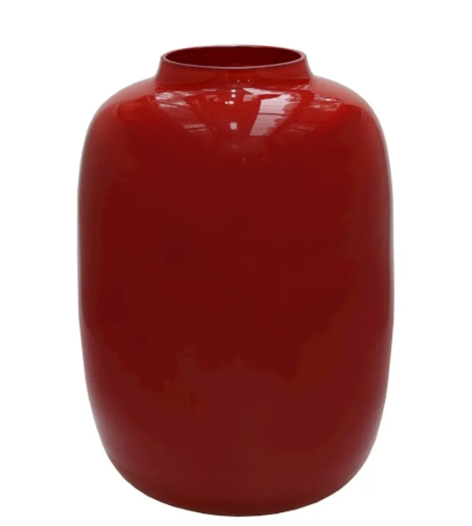 Artic Vaas Bright Red – Vase The World | Glanzend rood in 2 maten