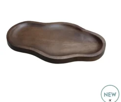 Bauru Dienblad Walnoot – Organisch Stylingplateau | In 2 maten