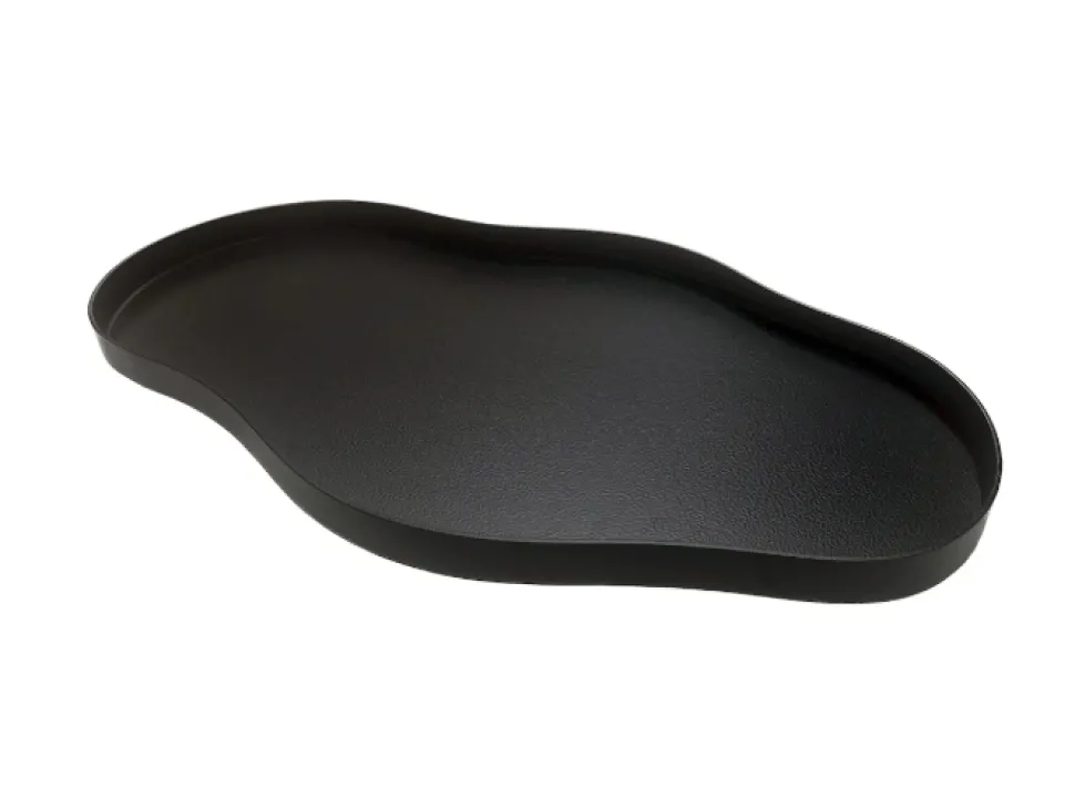 Bauru Dienblad Zwart Aluminium – Stylingplateau in 2 maten