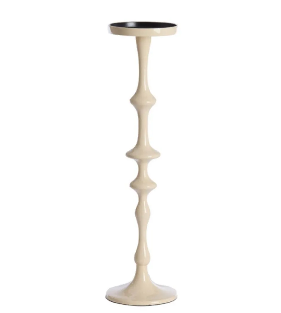 Beige Kandelaar ‘Vicari’ | Ø12x44 cm | 1st | Chique-Living