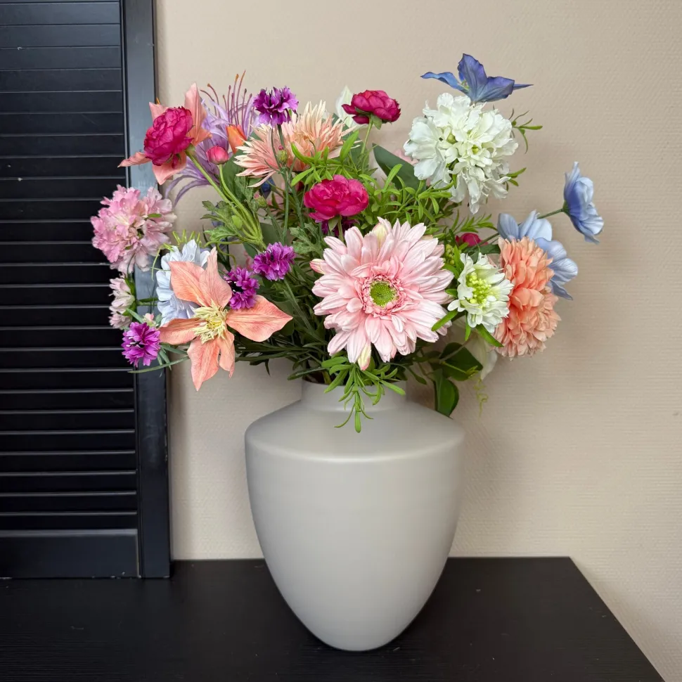 Beige Vaas ‘Tugela’ | Vase The World | 24,5x29cm