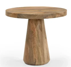 Bijzettafel Mangohout Rond | Chique-Living