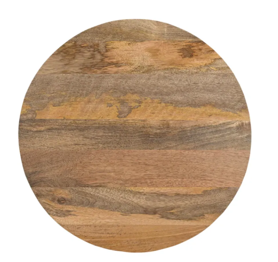 Bijzettafel Mangohout Rond | Chique-Living