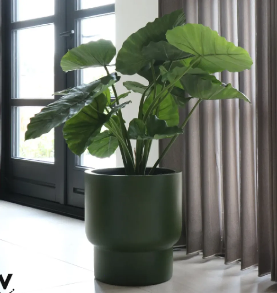 Bloempot Roskilde S Green Ø37xH40 – UV & Vorstbestendig