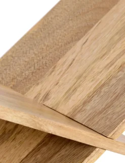 Boekenstandaard Hout Naturel | Light & Living | 36x25x15,5 cm | Chique-Living