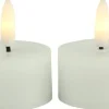 Countryfield LED Waxinelichten Crème – Set van 2 Realistische Nep Waxinelichtjes
