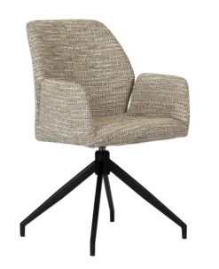 Draaibare Eetkamerstoel Storm | Coco | Luxe Designstoel met Armleuning – Chique Living