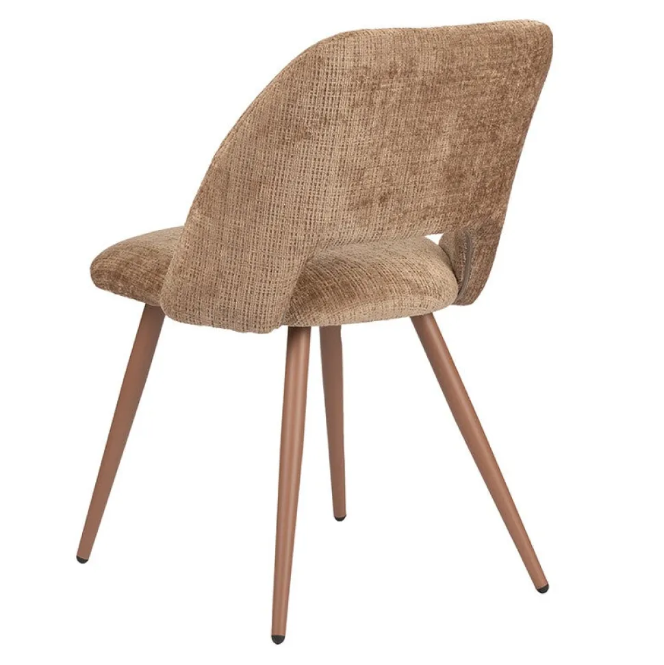 Eetkamerstoel Arc | Caramel – Luxe Designstoel | Chique-Living