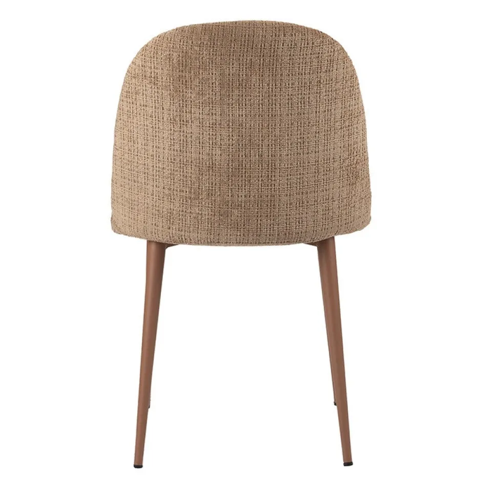 Eetkamerstoel Egg | Caramel – Luxe Designstoel | Chique-Living