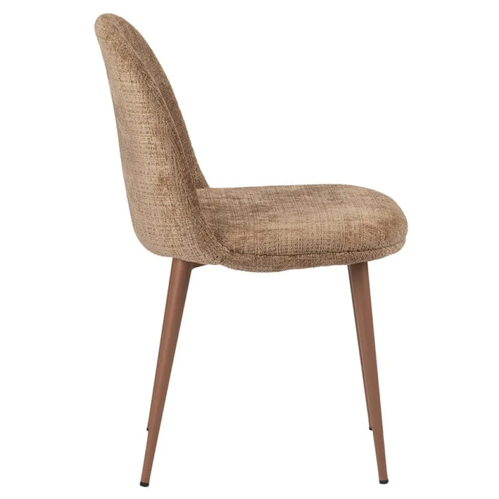 Eetkamerstoel Egg | Caramel – Luxe Designstoel | Chique-Living
