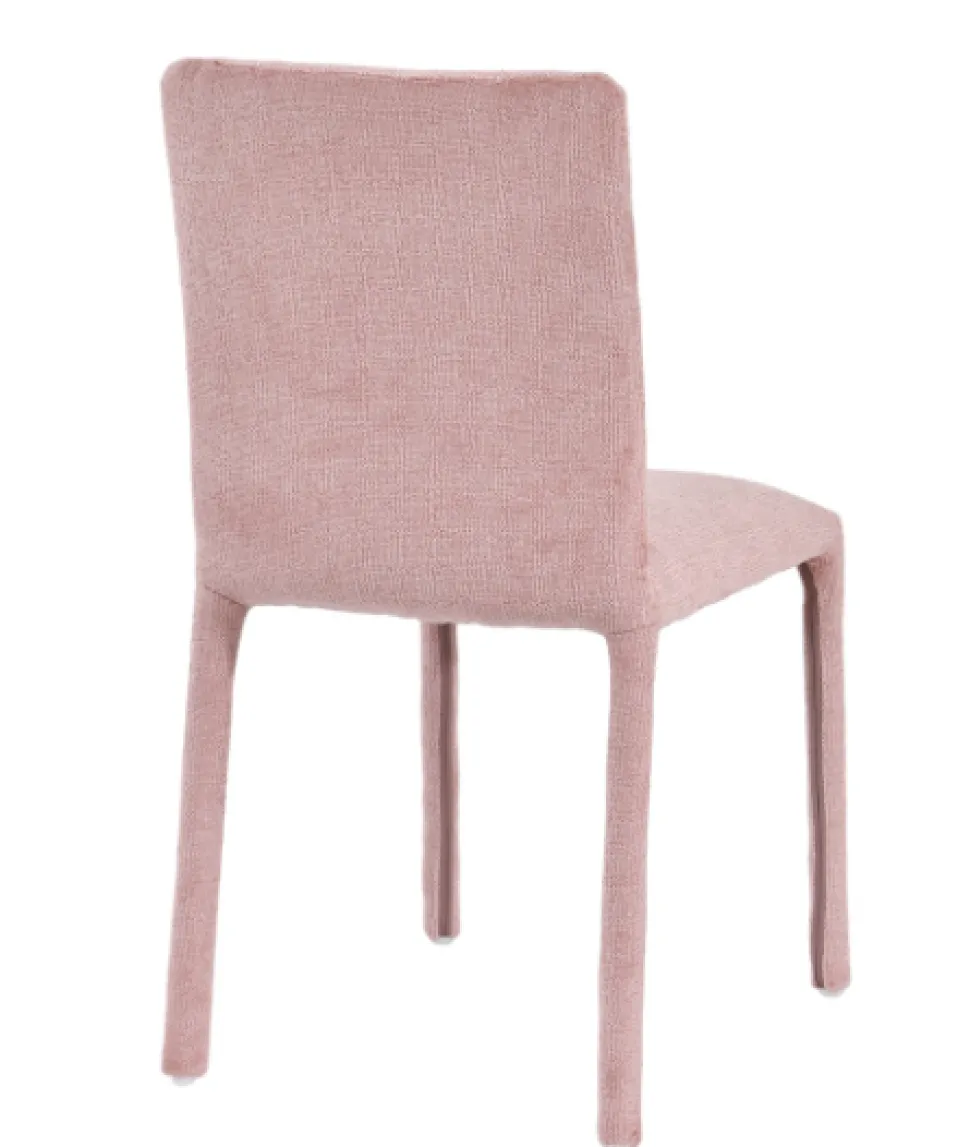 Eetkamerstoel Maja Roze – Luxe Gestoffeerde Stoel | Chique-Living