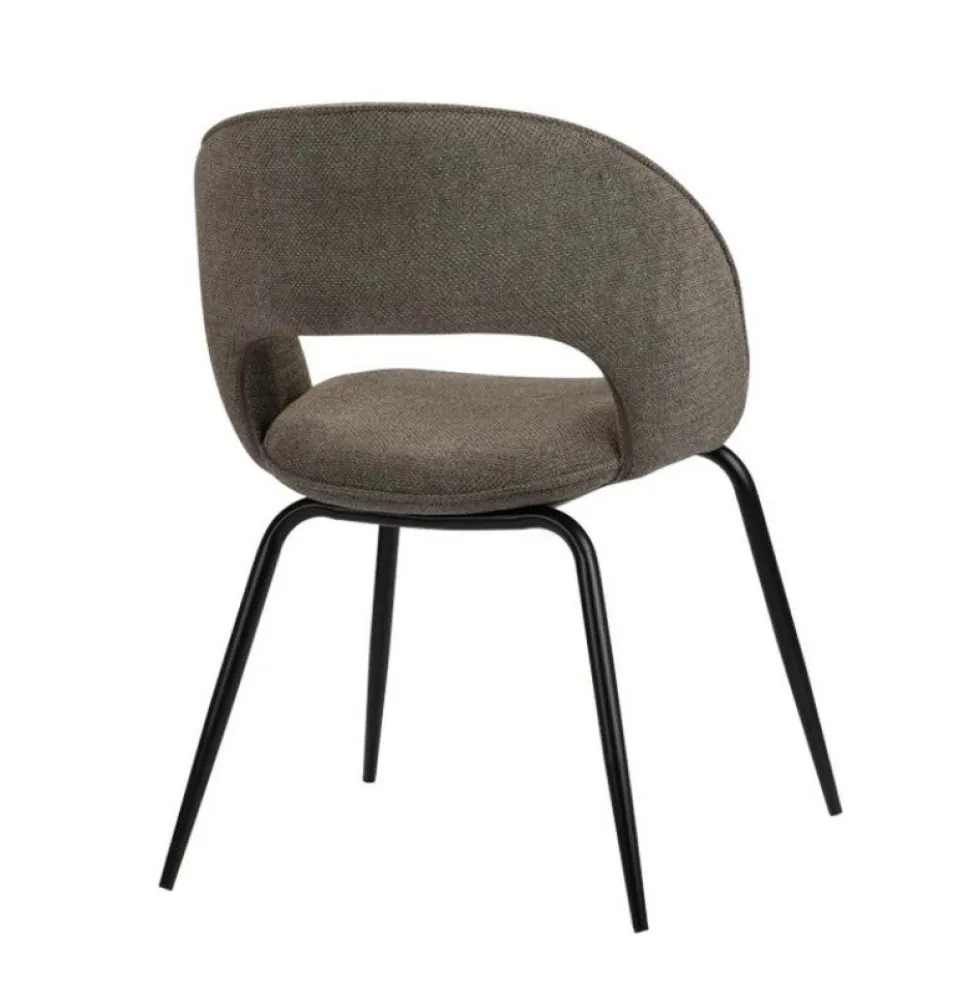 Eetkamerstoel Rainbow | Taupe – Luxe Designstoel met Comfort | Chique-Living
