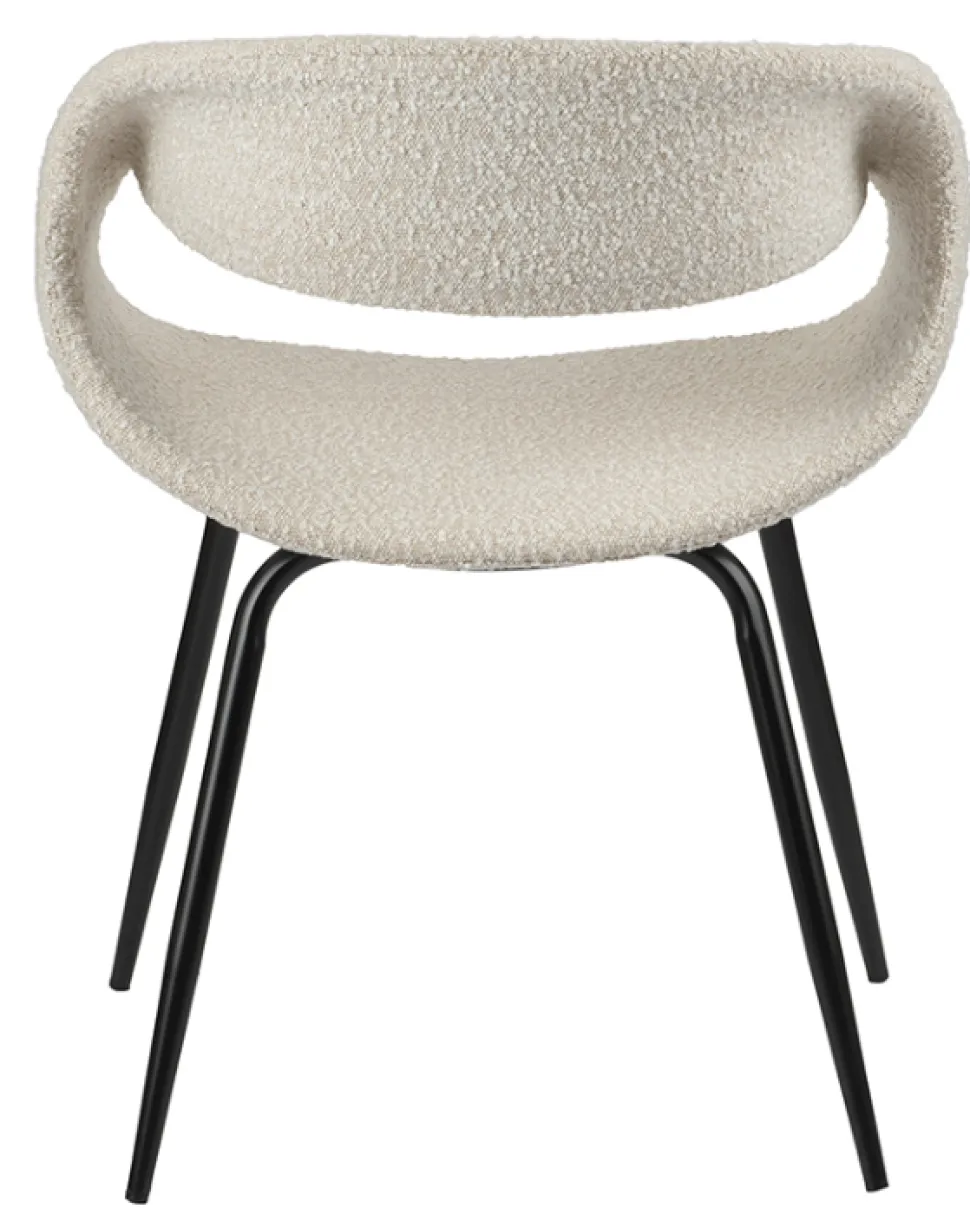 Eetkamerstoel Whale Wit / Off White | Moderne Stoel met Armleuning – Chique Living