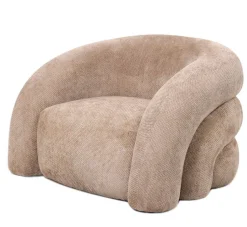 Fauteuil ‘Senna’ Chenille | Japandi Interieur | 100x89,5x60cm | Chique-Living