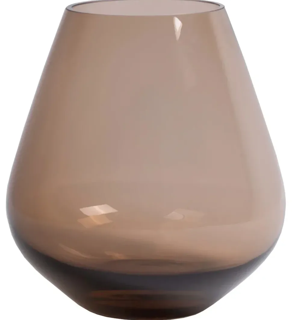 Glazen 'Tasman' Windlicht | Brown | Verkrijgbaar in 3 maten | Chique-Living