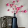 Grote Zwarte Vaas Aluminium | Colmore 24x61cm | Chique Living