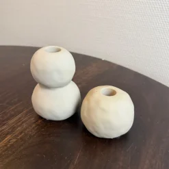 Japandi Bol Kandelaar | Set Van 2 | Chique-Living
