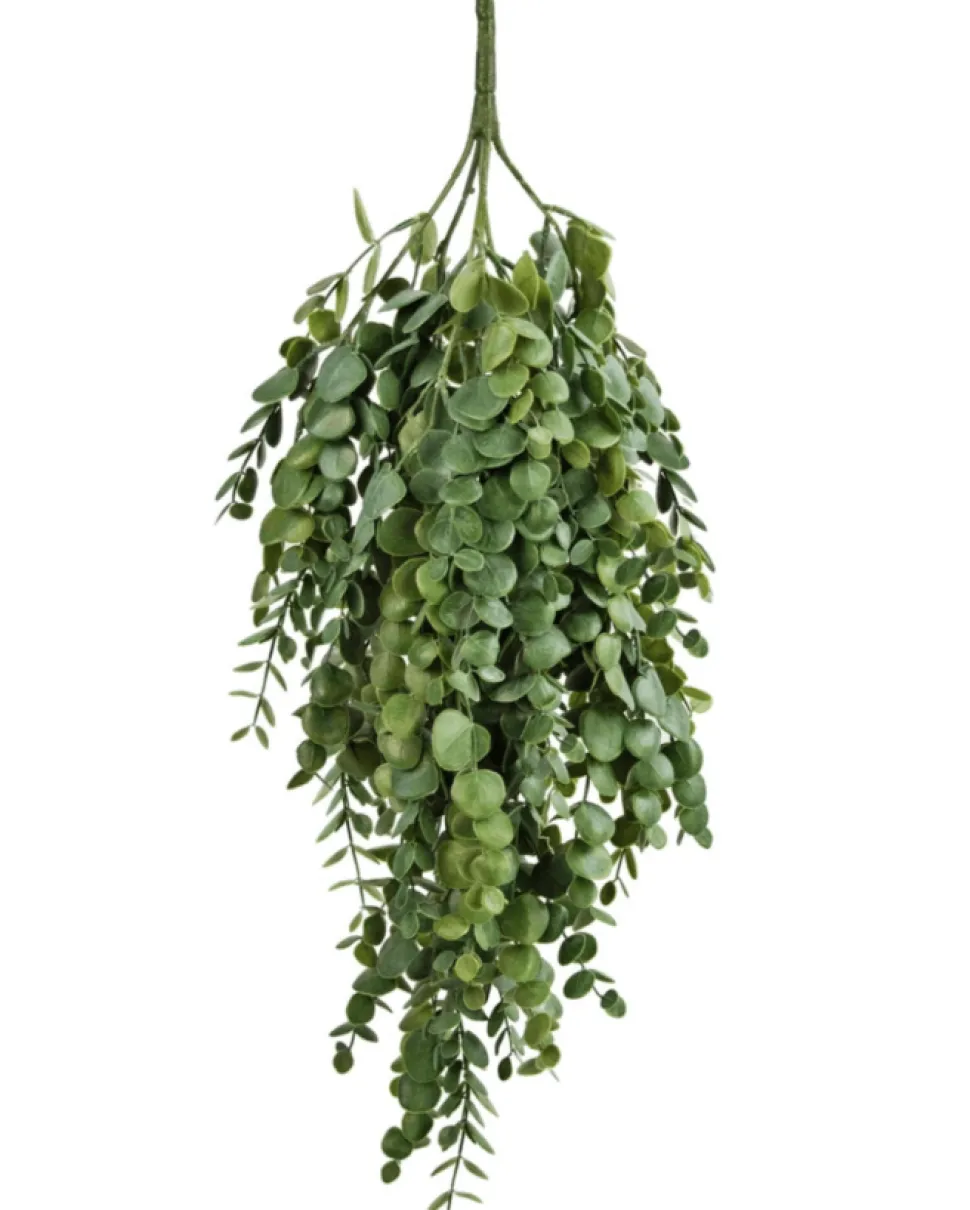 Kunst Hangplant Eucalyptus 76cm – Stijlvolle Groene Kunstplant