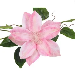 Kunstbloem Clematis Roze – Real Touch | 85 cm Hoog
