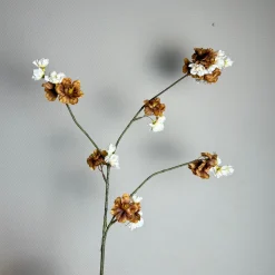 Kunstbloemen Bloesem | Bruin/Creme | Chique-Living