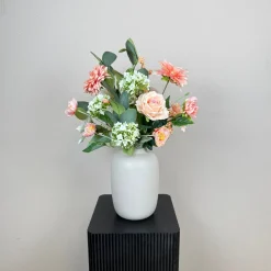 Kunstbloemen Boeket ‘Basic’ | Inclusief Vaas | Chique-Living