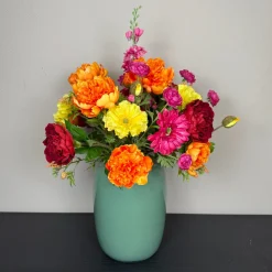 Kunstbloemen Boeket ‘Sunny Vibe’ – Met of Zonder Vaas | Chique-Living