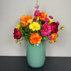 Kunstbloemen Boeket ‘Sunny Vibe’ – Met of Zonder Vaas | Chique-Living