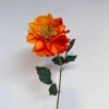 Kunstbloemen Dahlia Oranje 59cm – Volle, Warme Eyecatcher