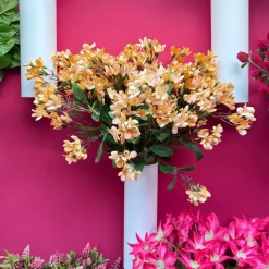 Kunstbloemen Jasmijn Peach 61cm – Sierlijke Tak met Zachte Kleur
