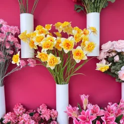 Kunstbloemen Narcis Geel 69cm – Vrolijke Lente Bloem