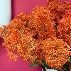 Kunstbloemen Spray Oranje 61cm – Besjestak voor Boeket of Vaas