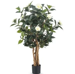 Kunstplant Camellia Japonica 100cm – Elegantie in Bloei