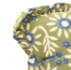 Kussen ‘Floral met Roezels’ Smaragd kopen | Luxe Sierkussen 45x45cm met Bloemmotief | Chique Living