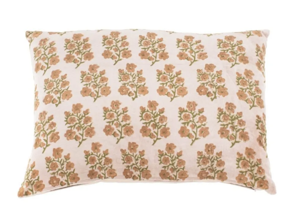 Kussen ‘Floral’ Rosewood kopen | Luxe Sierkussen 40x60cm met Bloemmotief | Chique Living