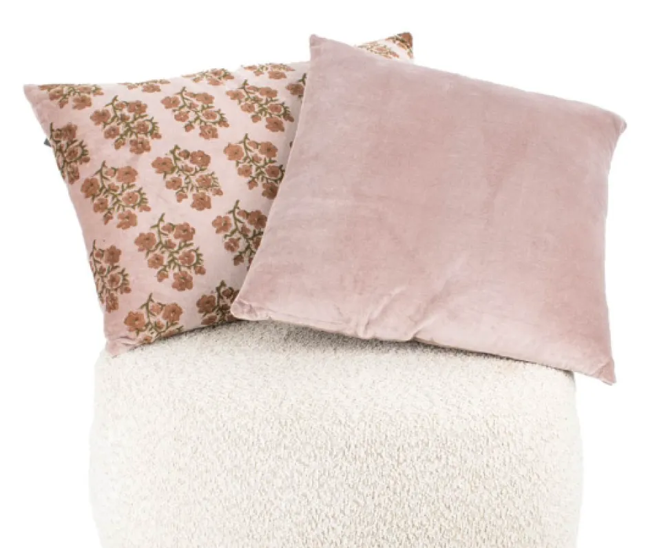 Kussen ‘Floral’ Rosewood kopen | Luxe Sierkussen 40x60cm met Bloemmotief | Chique Living