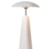 LED Tafellamp 'Piazza' Op Accu | Wit | 16,5x16,5x36cm | Chique-Living