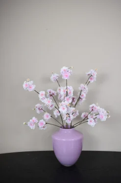 Lila Vaas ‘Tugela’ – Glazen Vaas in 2 Maten | Vase The World