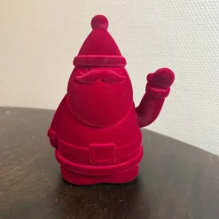 Lucky Santa | Velvet Rood | 17cm | Chique-Living