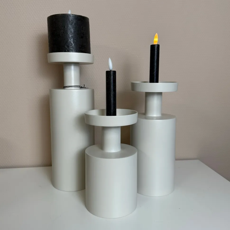 Luxe Beige Kandelaar | Vase The World | Verkrijgbaar in 3 maten | Chique-Living