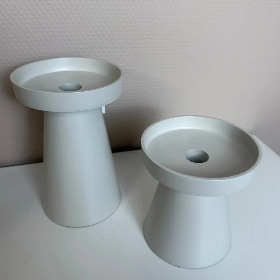 Luxe Beige Kandelaar | Vase The World | Verkrijgbaar in 2 maten | Chique-Living