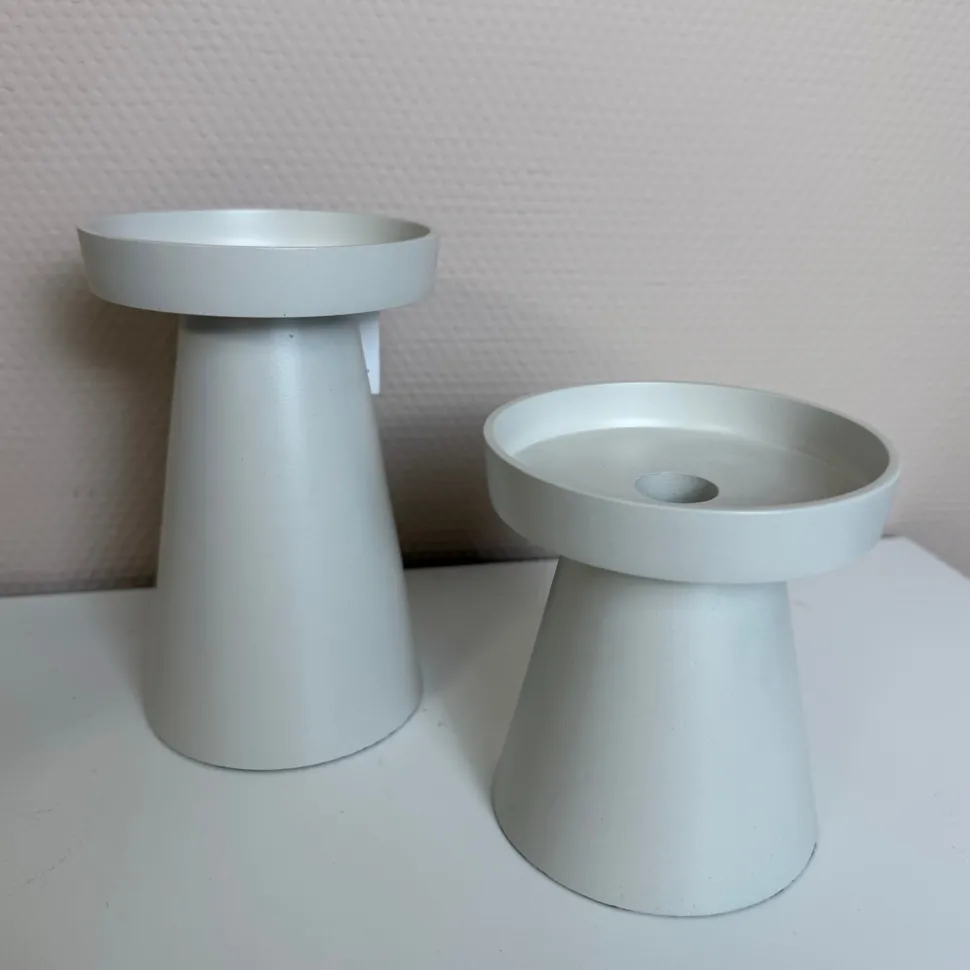 Luxe Beige Kandelaar | Vase The World | Verkrijgbaar in 2 maten | Chique-Living