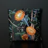 Luxe Sierkussen ‘Flowers’ Velvet Borduur | Colmore | 50x50cm | Chique-Living