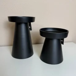 Luxe Zwarte Kandelaar | Vase The World | Verkrijgbaar in 2 maten | Chique-Living