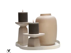 Organische Vorm Dienblad 'Bariri' | Ivory | Vase The World | In 2 maten | Chique-Living