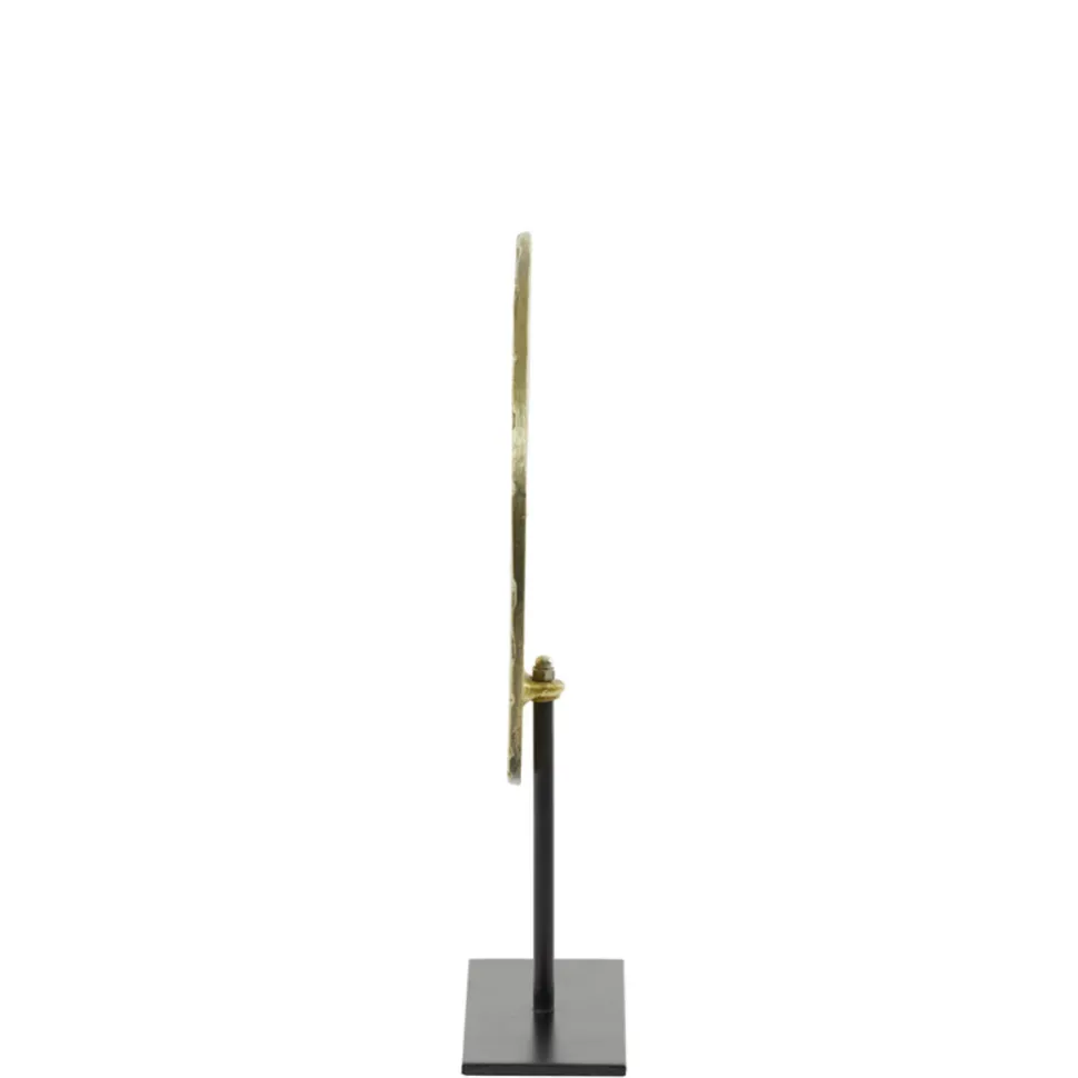 Ornament Op Voet 'Persega' | Light & Living | Zwart/Goud | 36x7,5x51,5 cm | Chique-Living