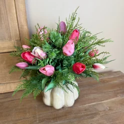 Real Touch Kunst Tulpen Boeket | 20 Tulpen | Met Of Zonder Vaas | Chique-Living