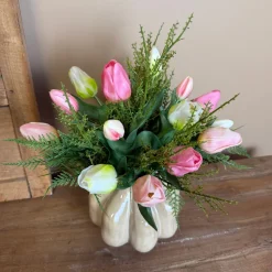 Real Touch Kunst Tulpen Boeket | Soft Pink | 15 Tulpen | Chique-Living