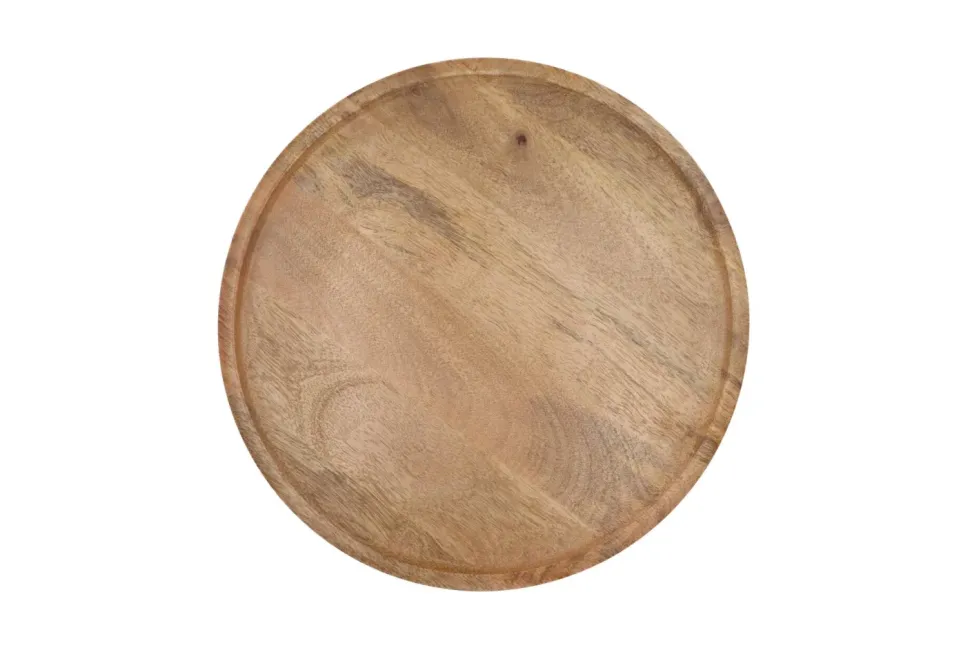 Rond Mango Houten Dienblad – Stylingplateau in 4 maten